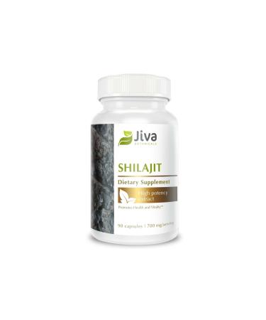 Jiva Botanicals - Shilajit Capsules Filled with Shilajit Powder - Natural Shilajit - Himalayan Shilajit - Fulvic Acid Supplement, Fulvic Acid Powder - an Alternative to Shilajit Tablets - 90 - Buy Online on GoSupps.com