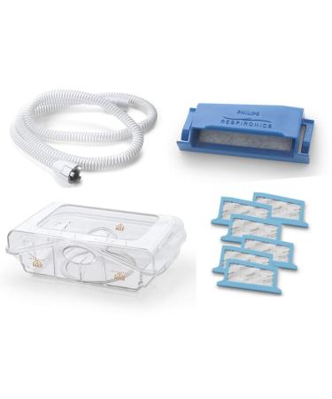 Philips Respironics Dreamstation Cpap & BIPAP Supplies Bundle - Includes Heated Tube (Qty-1)/Water Tank (Qty-1)/Reusable