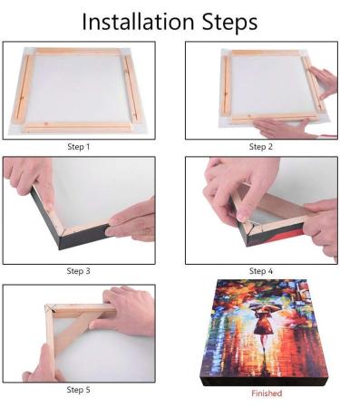 16x20 Inch Canvas Stretcher Bars Wood Frame Kit for Easy Canvas Stretching | Gallery Wrap Oil Frame Kit for Oil Paintings, Prints, Posters - 40.6x50.8cm (16x20) - Buy Online on GoSupps.com