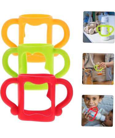 CIMAXIC 3 Pcs Bottle Handle Feeding Bottles Handle Bottle Holder Feeding Bottles Holder Milk Bottle Holder Handle Wide Mouth - Buy Online on GoSupps.com