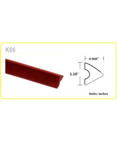 Ozone Billiards K66 Rubber Bumpers Pool Table Rail Cushions - Set of 6 | 8ft | High Quality - Buy Online on GoSupps.com