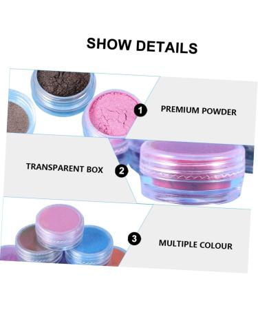 16pi ces Poudre De Pour Fard Paupi res Cosm tique Et Nail Art Pigment Paillet Pour Maquillage Artisanat Et Soir e Th me Lot De Couleurs Al atoires - Buy Online on GoSupps.com