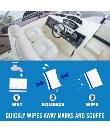 Premium Boat Scuff Erasers 3 Pack - Boating Accessories Gifts for Cleaning Pontoon, Sail, Fishing Boats - Vinyl Cleaner for Men & Women - Buy Online on GoSupps.com