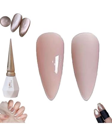 Rolita Gel Polish 2024 New 16 Colors Nude Gel Polish Rolita Nail Polish Glitter Crystal Gel Nail Polish Jelly-Colored Nail Polish Cat Eye Gel Nail Polish Quick Dry Nail Polish (0.06 Fl Oz Y-04) 0.06 Fl Oz Y-04