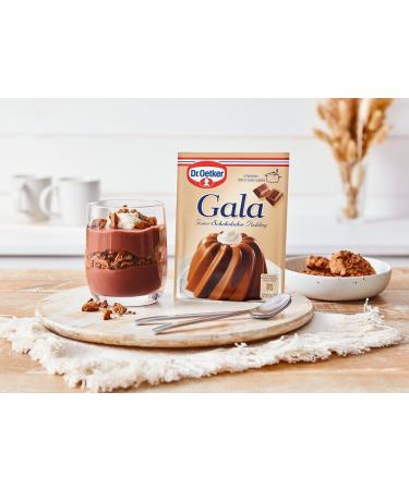 Buy Dr. Oetker Gala Chocolate Pudding Powder - 10 Pack for Decadent Desserts | International Shipping Available - Buy Online on GoSupps.com
