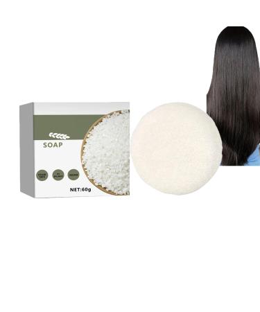Rice shampoo soap 60 g rice antifall shampoo soap cleansing hair nourishing hair roots shampoos