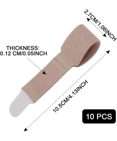Mivaiun Hammer Toe Bandage - 10 Pieces for Correction of Crooked & Overlapping Toes - Effective Toe Corrector Solution - Buy Online on GoSupps.com