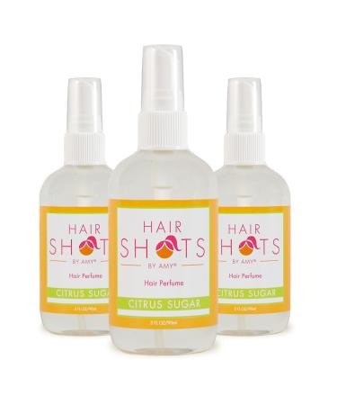 Hair Shots Heat Activated Hair Fragrance Citrus Sugar Three Pack 3 Items: Citrus Sugar