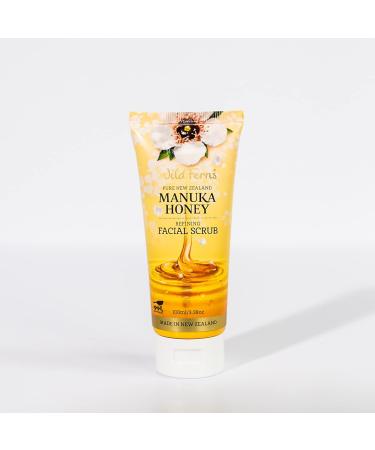 Wild Ferns Manuka Honey Gentle Facial Scrub | Exfoliating Natural Skincare | International Shipping - Buy Online on GoSupps.com