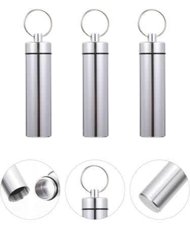 Lifkomes Metal Storage Box - Outdoor Pill & Q-Tips Holder | Game Striker & Keychain - Durable Aluminum Alloy - 3-in-1 Travel Organizer - Buy Online on GoSupps.com