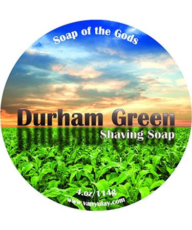 Durham Green Natural Shaving Soap Nourishing with Kokum Butters 4.0 oz