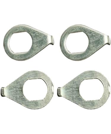 Bike Front Wheel Hub Safety Washer & Retaining Clip Set (4 pcs) | Universal Front Axle Gasket for Hanging Hook - Buy Online on GoSupps.com