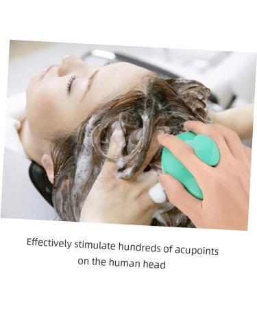Anneomas Silicone Massage Brush - Scalp Massager for Shampoo & Dandruff Removal - Pink 9.5x7cm - Buy Online on GoSupps.com