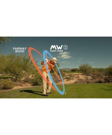MW8 Moon Wood Premium Golf Fairway Wood | Men and Women | Senior 25 | Graphite Shaft | Stainless Steel Clubhead | Includes Headcover | Legal for Tournament Play - Buy Online on GoSupps.com