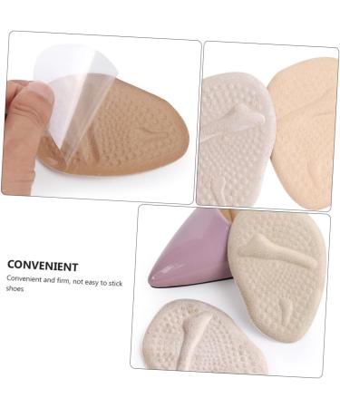 FRCOLOR Half Size Gel Cushions - 5 Pairs Metatarsal Pads for High Heels Non-Slip Forefoot Inserts Sweat Absorbent Shoe Pads - Buy Online on GoSupps.com