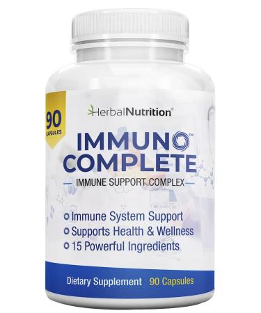 Immuno Complete an Immune Support Supplement with Vitamin C D Zinc Magnesium Elderberry and 10 More Synergistic Ingredients for Immune Support (1)
