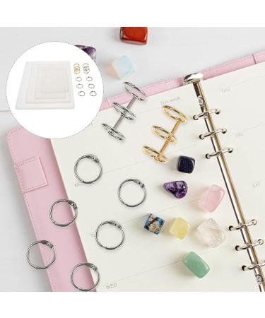 NUOBESTY 4pcs Notebook Mold Silicone Molds Customize Notebook Tuile Crystal Mold Material Package Epoxy A5 - Buy Online on GoSupps.com