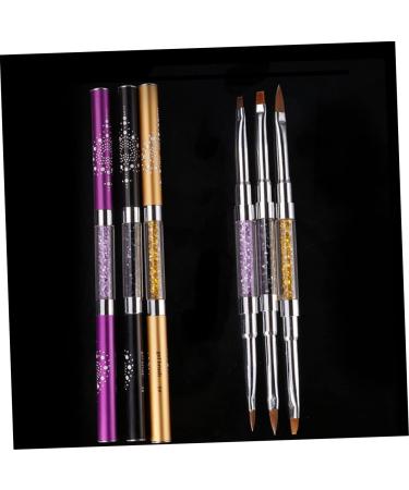 POPETPOP Nail Art Liner Nail Drawing Kit Nail Salon Kit Nail Dotting Tool Nail Builder Brush Nail Art Pen Nail Art Tool Kit Gel Kit for Nails Nail Brush Pen Flat Lip Gloss Purple medium Purple - Buy Online on GoSupps.com