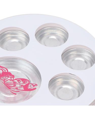 Empty Eyeshadow Makeup Palette - 5pcs Round Metal Pans | DIY Eye Shadow Container for Blush & Brow Powder - International Shipping Available - Buy Online on GoSupps.com