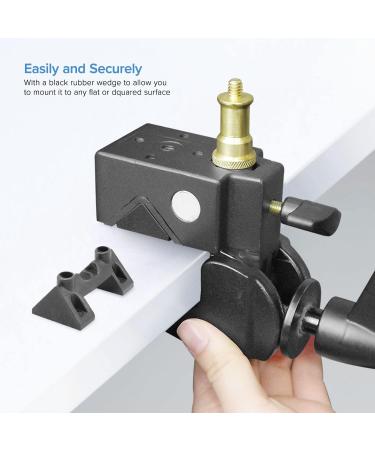 LimoStudio Super Clamp with Metal Stud for Photo Video Studio - AGG1108 Black - Buy Online on GoSupps.com