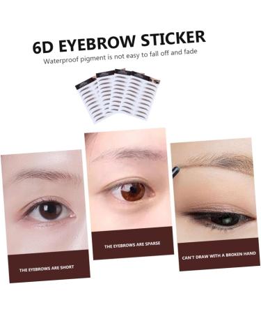 FOYTOKI 4pcs Eyebrow Stickers Waterproof Eyebrows False Eyebrows Cosmetics Water Proof Transfer Stickers 6d - Buy Online on GoSupps.com