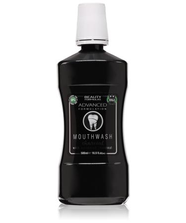 BEAUTY FORMULAS_Mouthwash for men with active ingredients Charcoal 500ml