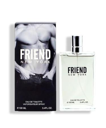 FRIEND NEW YORK EAU DE TOILETTE 3.4 FL. OZ Woody Aromatic fragrance for men. - Buy Online on GoSupps.com