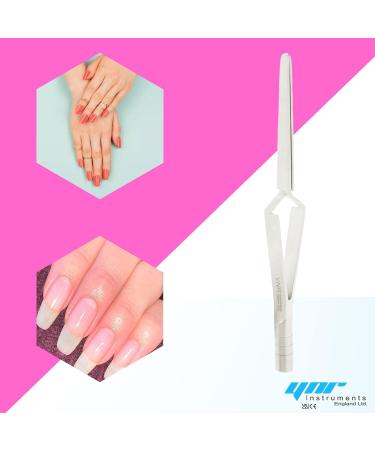 YNR Nail Pinching Clip Stainless Steel Nail Pinching Tool Nail Pinching Tool Nail Exion Shaping Tool Cuticle Pusher - Buy Online on GoSupps.com