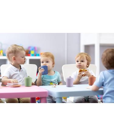 Sippy Cup 5oz Silicone Baby Cup with Soft Spout | Leak Proof & Spill Proof Toddler Cup - Lilac | Ideal for Babies 12M - Buy Online on GoSupps.com