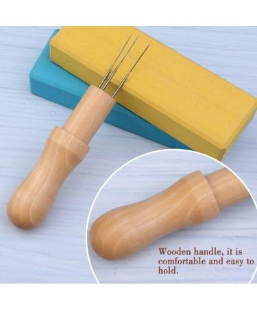 Felting Needle with 3 Needles Tool Needle Felting Supplies  Wool Felting Supplies Needle Felting Tool with Finger Protector for Home Craft Work - Buy Online on GoSupps.com
