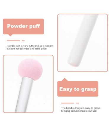 FRCOLOR 3pcs Small Mushroom Head Sponge Applicator - Non-Latex Beauty Makeup Sponge with Handle for Flawless Foundation - Buy Online on GoSupps.com