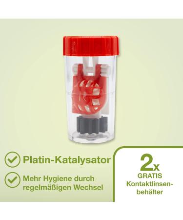LensDealer Peroxide Solution 2x 360ml + Container | Best Care Product for Soft Contact Lenses - International Shipping Available - Buy Online on GoSupps.com