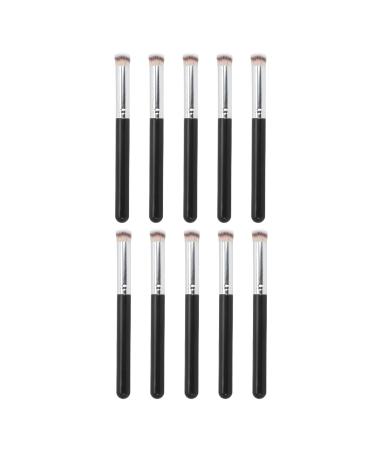 Zetiling Concealer Makeup Brush 10Pcs Mini Evenly Apply Applicator with Soft Bristle for Eye Concealing Delicate Areas Around the Eyes Accurate Application and Coverage