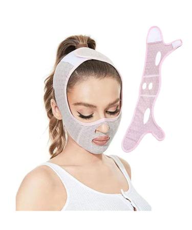 Beauty Face Sculpting Sleep Mask V Line Lifting Mask Double Chin Reducer Face Chin Lift Mask reusable Facial Slimming Strap Face Tightening Chin Mask 2023 New Upgrade Comfortable Breathable Fabric
