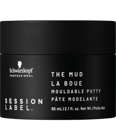 Schwarzkopf Session Label The Mud Mouldable Putty | Hair Paste For Men - Strong Flexible Hold - Non-Shiny Dry Diffused Finish - Hair Styling Paste All Hair Styles