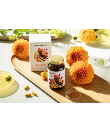 Kurkuma Capsules with Piperine - High Dose Curcuma Extract for Immune Support - Vegan Nutritional Supplement - 60 Pieces - Health Labs Care - Buy Online on GoSupps.com