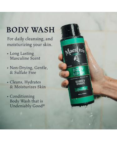 Maestro's Classic Body Wash - Conditioning & Hydrating Speakeasy Blend 16oz - International Shipping Available - Buy Online on GoSupps.com