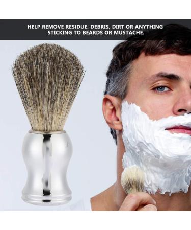 Portable Hair Shaving Brush - Soft Synthetic Wooden Handle Ideal Beard Shaving Tool for Men | International Shipping Available - Buy Online on GoSupps.com