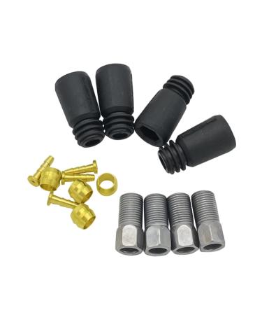 JooFn BH59/BH90 Disc Brake Cable Hose Set Olive Connector Insert Connecting Bolt Bleed Kit Parts for MTB Mountain Bike Bicycle (BH59)