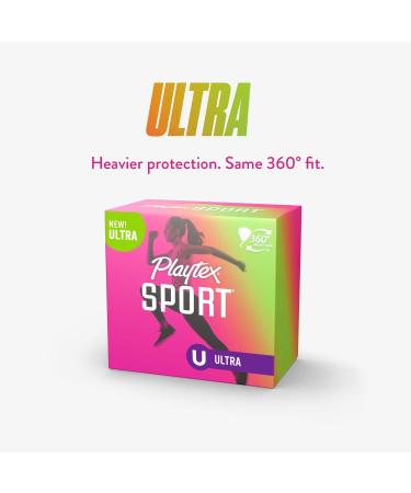 Playtex Sport Tampons Ultra Absorbency 36ct - Fragrance-Free - Buy Online on GoSupps.com