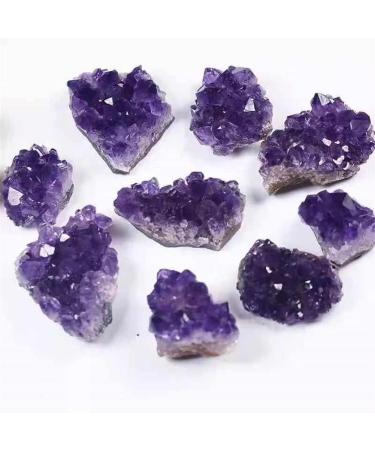 1pc 60g-120g Small Size Bulk Natural Amethyst Crystal Cluster Geode Rough Stone Collection Display Specimen Ornament yuebang ERBDRGAZ - Buy Online on GoSupps.com