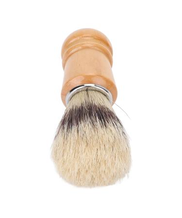 Premium Men's Shaving Brush with Wooden Handle | Comfortable Foam & Versatile Use for Salon or Home - Buy Online on GoSupps.com