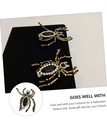 Beatifufu Hairpin Goody Barrettes for Women Rhinestone Barrettes for Women Headwear for Women Hair Clip for Women Barrettes for Hair Rhinestone Spider Hair Clip Girl Headdress Plastic - Buy Online on GoSupps.com