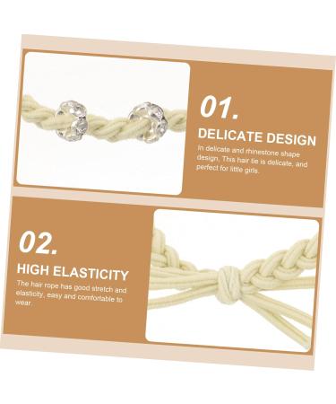 minkissy Pearl Hair Clip Girl Hair Accessories Girls Hair Accessories Girls Hair Ties Rhinestone Hair Clips Decorative Hair Scrunchies Hair Accessory Girl Hair Holder Rubber Band Miss Wild - Buy Online on GoSupps.com