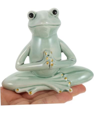 Zerodeko Frog Yoga Ornaments Heart Decorations Hanging Zen Decor Frog Statue Outdoor Decorations Home Decoration Miniture Decoration Yoga Decor Office Tea Pet Desktop Ceramics - Buy Online on GoSupps.com