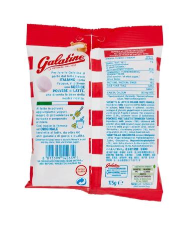 Sperlari Galatine Milk & Strawberry Candies 115g + Italian Gourmet Polpa 400g - Buy Online | International Shipping Available - Buy Online on GoSupps.com