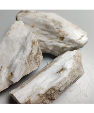 Natural Crystal Rough 500g Natural Raw Threadiness Wollastonite Stone Teaching Specimen Industrial Raw Materials Collection Home Decoration Crystal Random size 500g - Buy Online on GoSupps.com