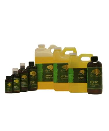 12 Fl.oz Premium Organic Golden Jojoba Oil - Cold Pressed Unrefined 100% Pure for Skin & Nail Care - Buy Online on GoSupps.com
