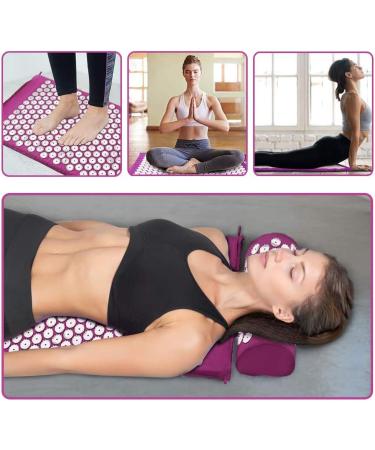 Acupress Toweratte with Pillow & Bag | Wellness Therapy Acupuncture Massage Set for Pain Relief | Washable Cover & Travel-Friendly - Buy Online on GoSupps.com