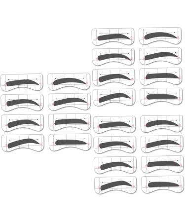 FOMIYES 96 Pairs 8 Eyeshadow Molds Eyebrow Makeup Tools Eyebrow Card Suite Eyebrow Marks Eyebrow Trimming - Buy Online on GoSupps.com